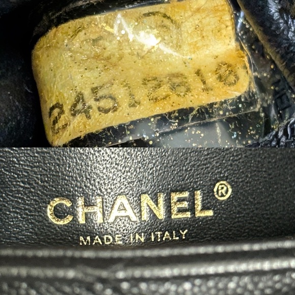 💯Authentic Chanel Black Quilted Shoulder Bag with Gold Accents🍀 - Picture 8 of 17